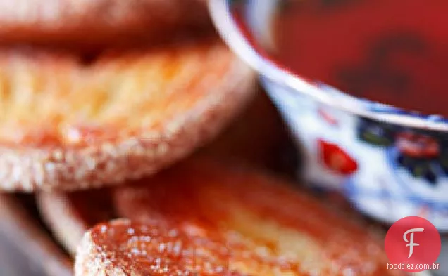 Cardamomo Palmiers com vidro caramelo