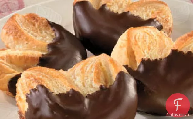 Palmiers Mergulhados Chocolate