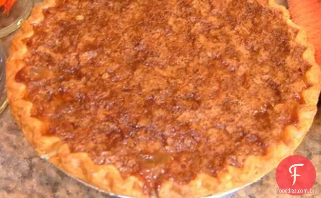 Torta De Noz-Pecã Do Falso Da Baga Do Trigo