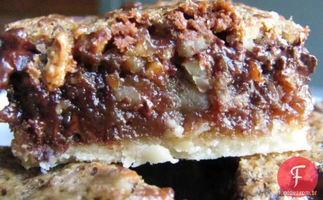 Chocolate-toffee-pecan Pie Bars