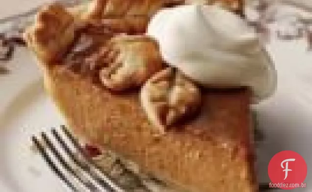 Torta de manteiga de abóbora Bourbon-pecan