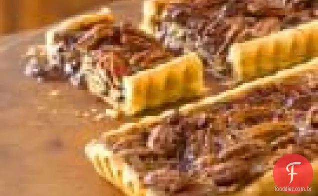 Chocolate-Pecan tortas