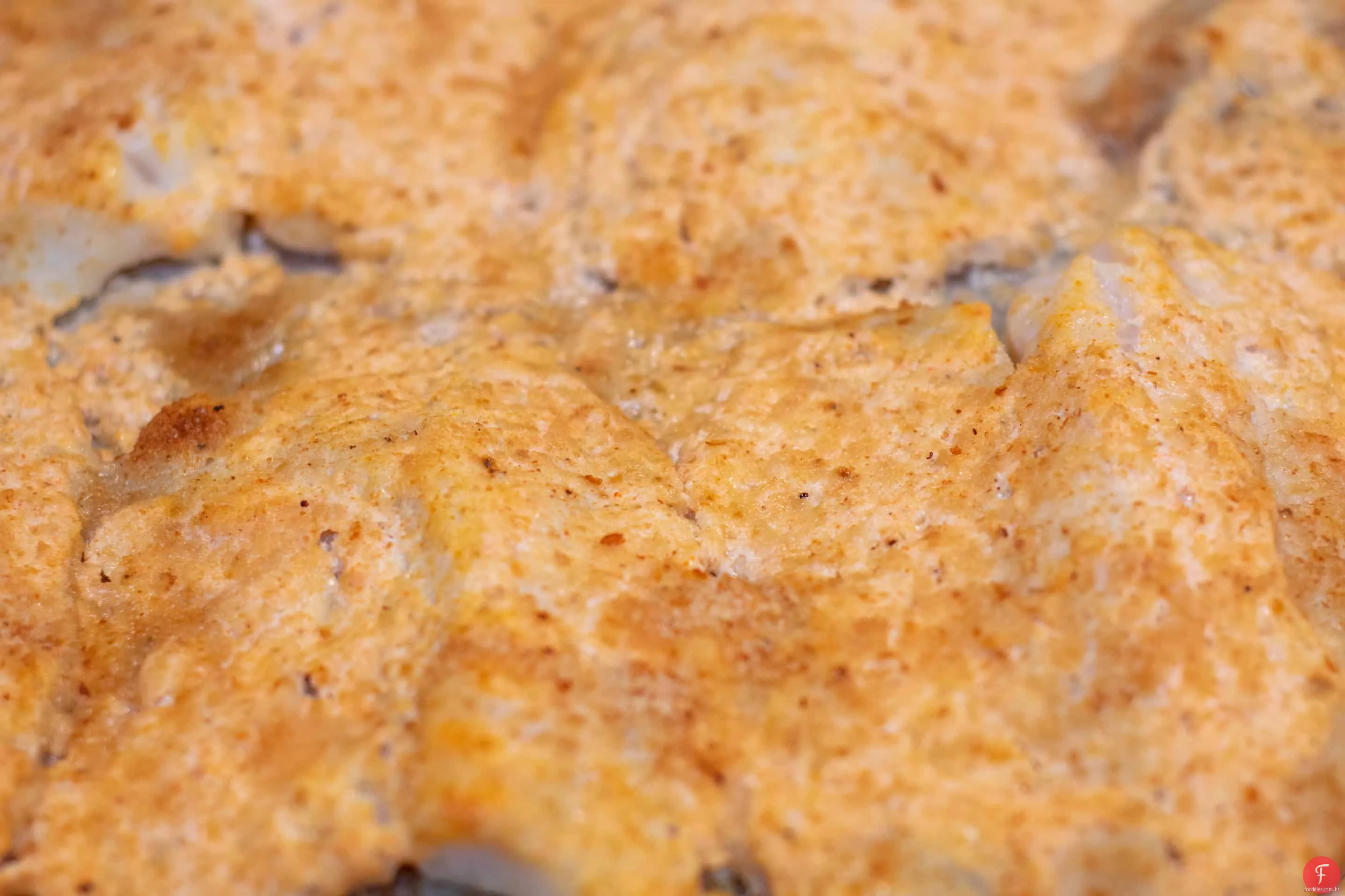 Tilápia Assada Com Creme De Leite Crosta De Parmesão