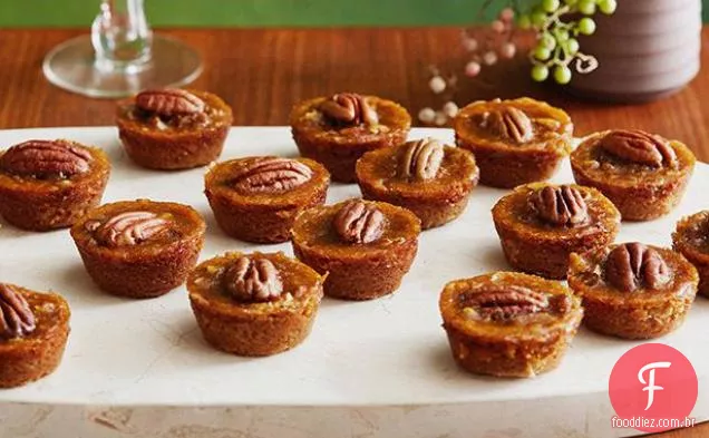 Mini Tortas De Abóbora Pecan