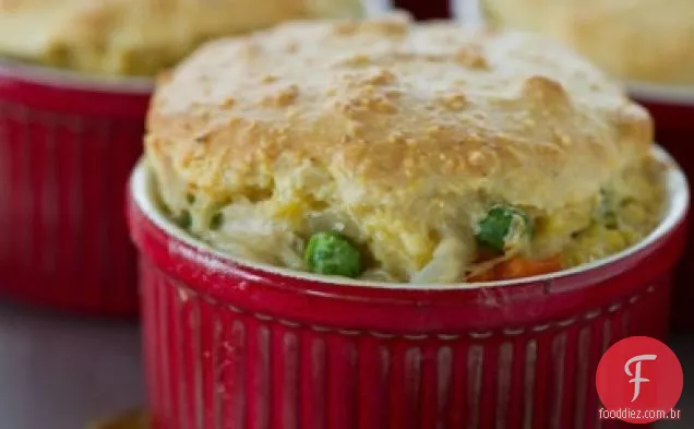 Torta De Frango com crosta de Fubá