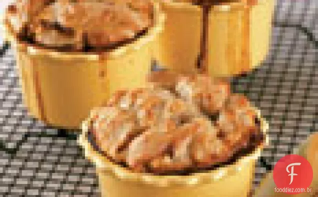 Tortas Tempeh e berinjela