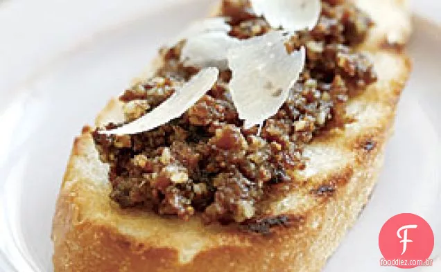 Bruschetta Com Figo E Nogueira Anchoiade