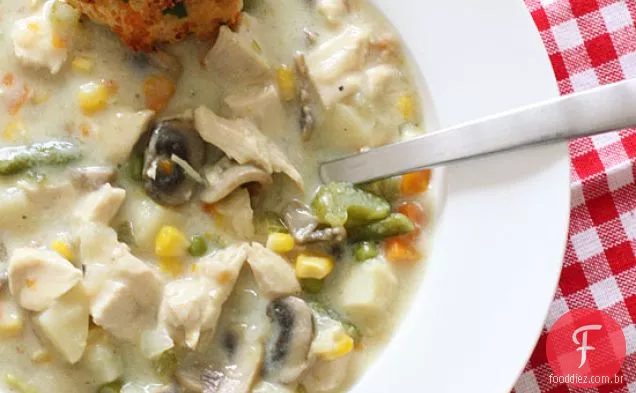 Sopa De Torta De Frango
