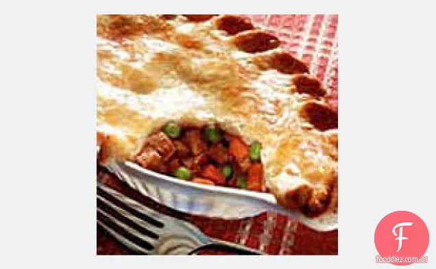Torta de legumes e carne