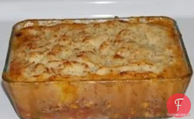 Torta De Pastor fácil com alho Romano batatas
