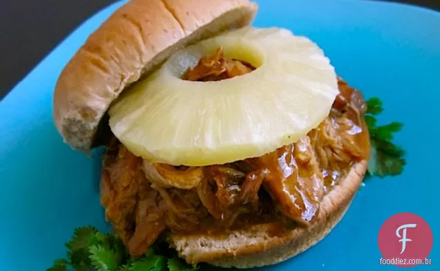 Sanduíches De Porco Teriyaki