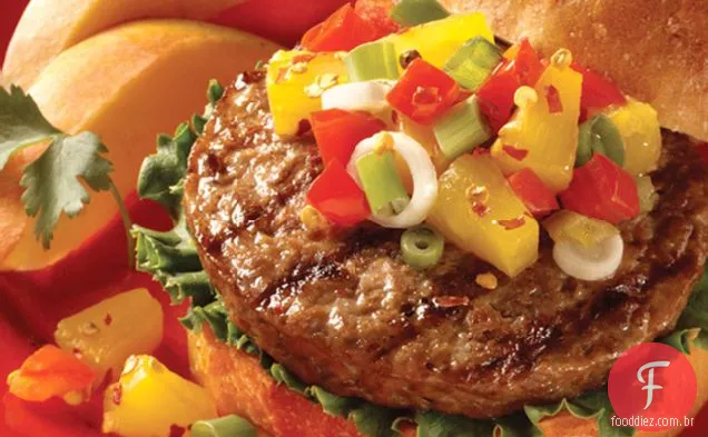 Hambúrgueres De Salsa Tropical