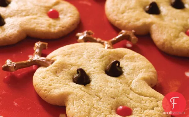 Biscoitos de açúcar de Natal de Rudolph