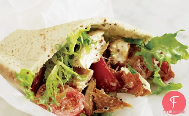 Truta defumada e Bacon Pitas
