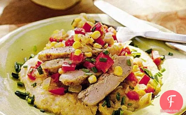 Frango com Polenta