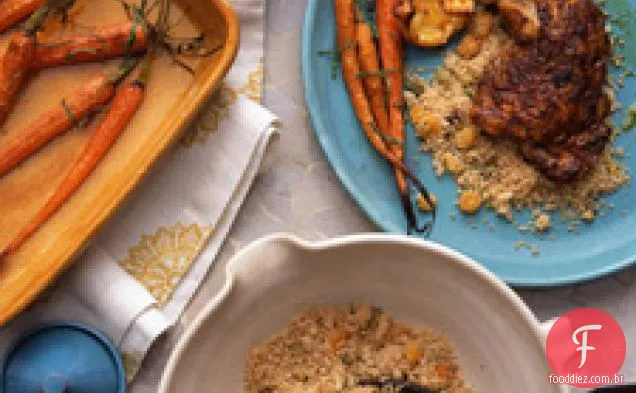 Frango com especiarias marroquinas