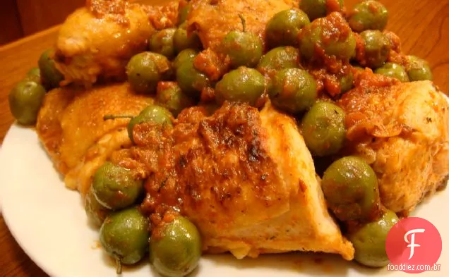 Receita De Frango Com Tomate E Azeitonas