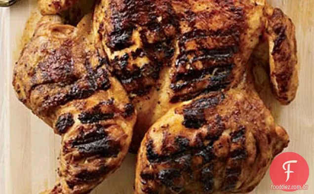 Frango Com Curry Vermelho Grelhado