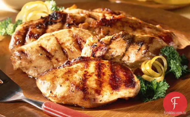Frango em marinada de limão