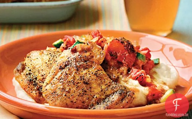 Coxas De Frango Com Molho De Tomate Robusto