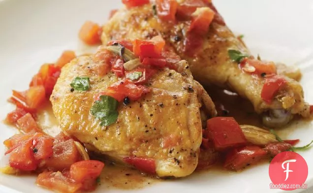 Frango em molho de vinagre