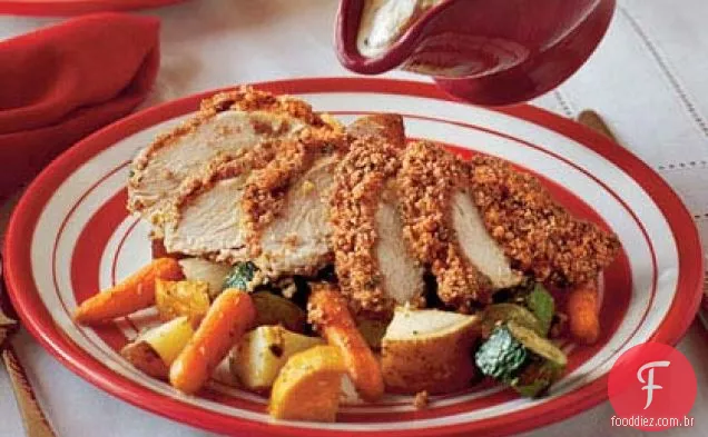 Frango Pecan Assado