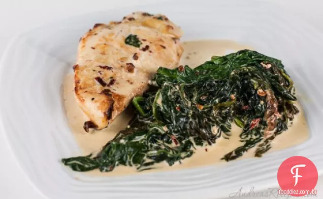 Frango Chipotle Com Espinafre Cremoso