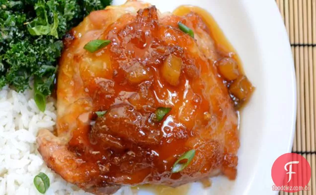 Ananás Teriyaki Coxas De Frango