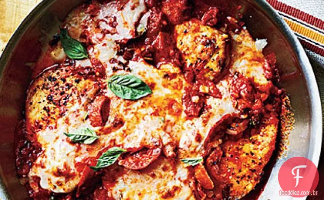 Frango com molho Pepperoni-Marinara