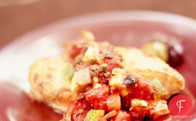 Frango Mediterrâneo Com Salsa