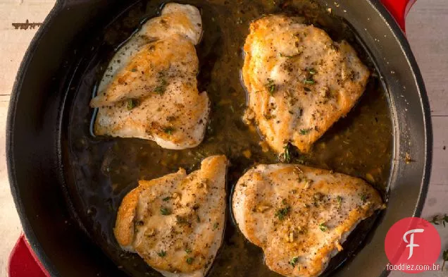 Frango com molho Provençal