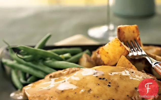 Frango com molho de limão