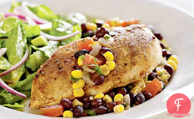 Frango com salsa do Sudoeste