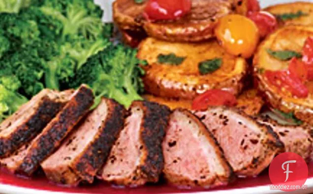 Peito De Pato Com Molho De Framboesa