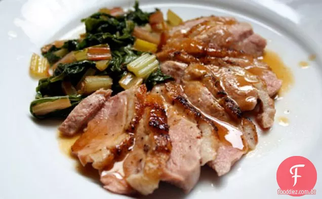 Jantar Esta Noite: Peitos De Pato Grelhados Com Molho De Chipotle Laranja