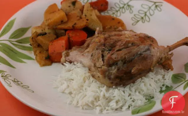 Crockpot Mel E Damasco Envidraçado Pato