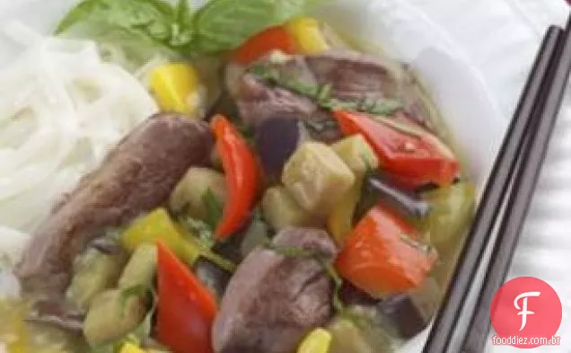 Caril Verde Tailandês Com Pato