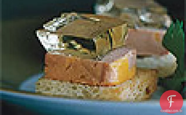 Foie gras torradas com Sauternes Geleé