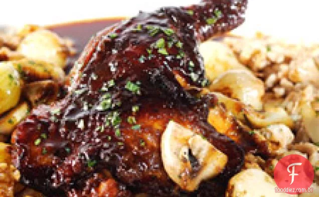 Pato Bourguignonne Com Castanha Spaetzle