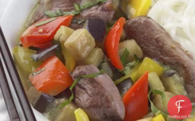 Curry Verde Tailandês Com Receita De Pato