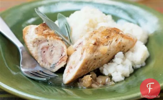 Costeletas de peru com Prosciutto