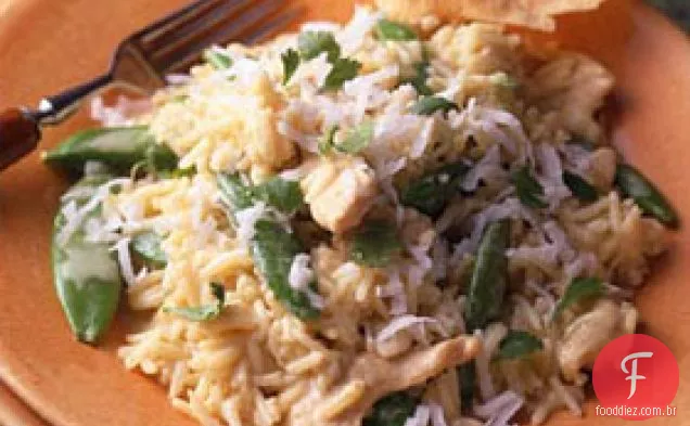 Peru Com Arroz Coalhado De Coco