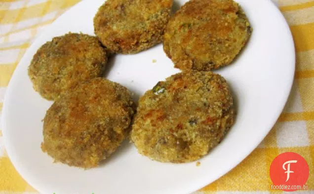 Costeletas de atum saborosas da Swapna