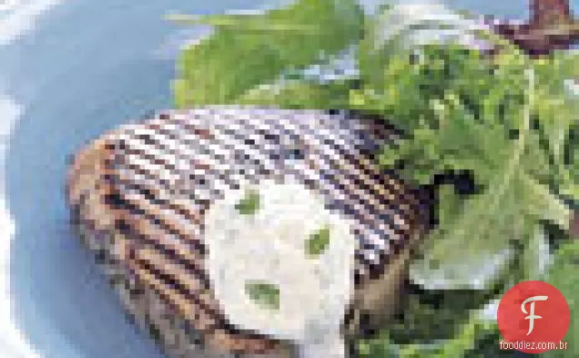 Atum grelhado com Herbed Aïoli