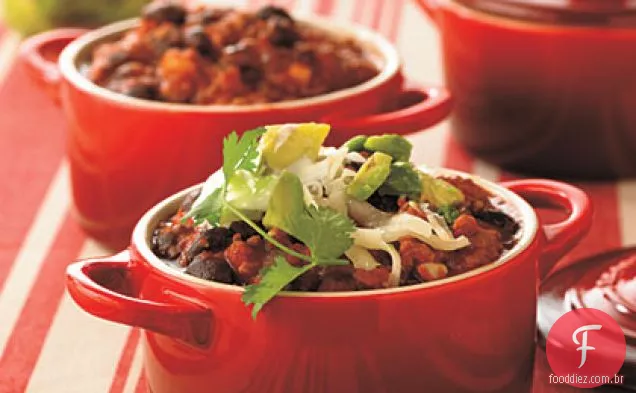 Peru e Feijão Preto Chili