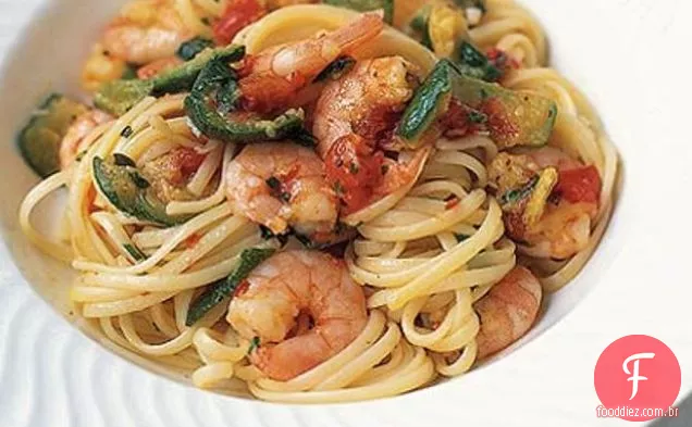 Camarão & Courgette Linguine