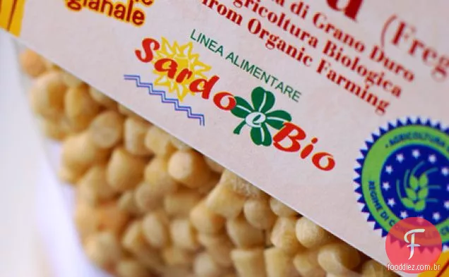 Fregola Sarda Com Legumes Assados E Camarões