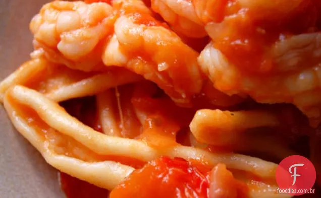 Cortecce Com Camarões, Capscium E Pimenta