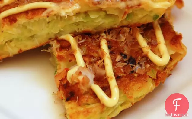 Okonomiyaki-Panqueca Saborosa Japonesa