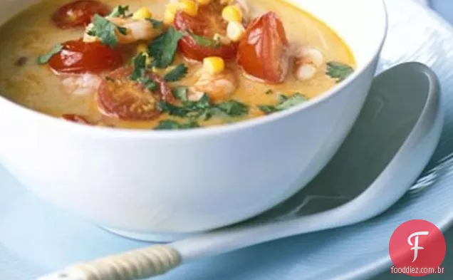 Sopa De Milho Doce Asiática